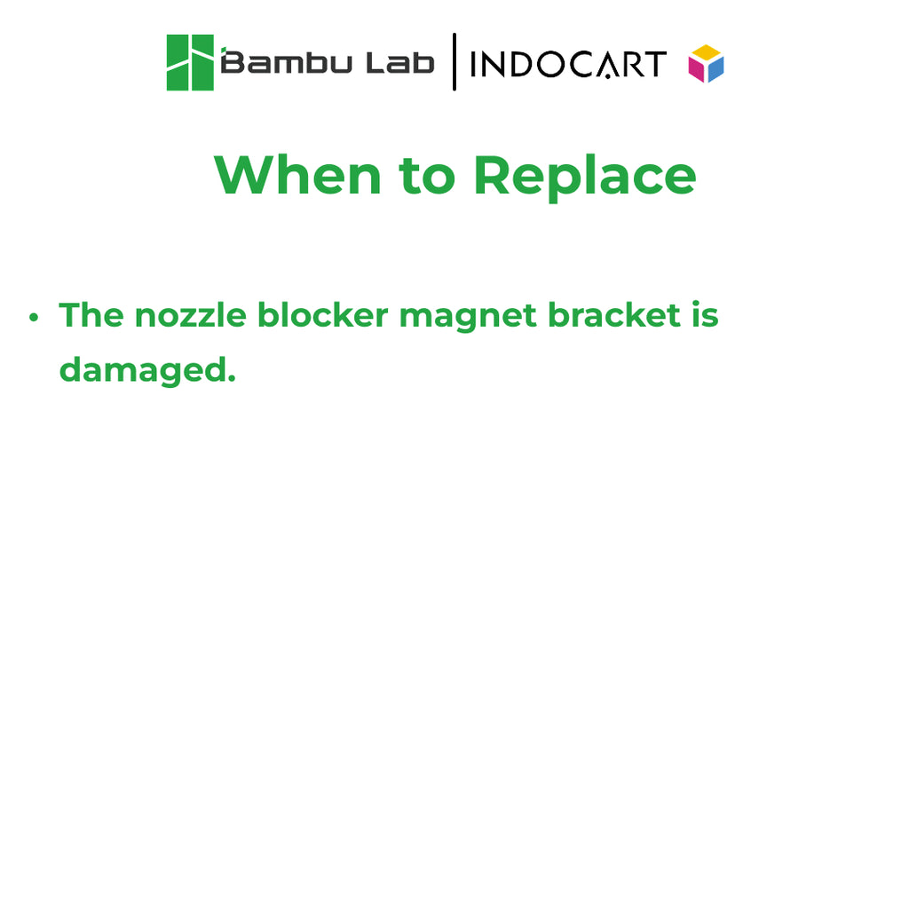 3D Printer Parts BambuLab Flow Blocker Bracket H2D H2D Pro H2C