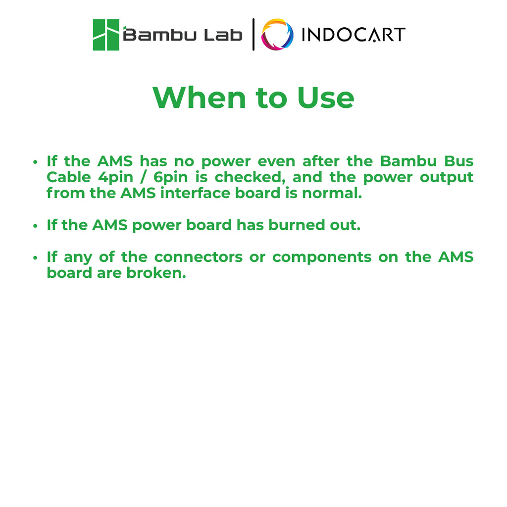 3D Printer Parts BambuLab AMS Suply Power Board Control