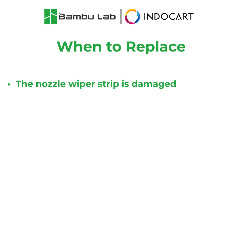 3D Printer Parts BambuLab Nozzle Wiper Cleaning BambuLab H2S