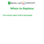 3D Printer Parts BambuLab Nozzle Wiper Cleaning BambuLab H2S