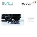 3D Printer Filament SUNLU PETG Carbon Fiber Boosts Toughness and Impact Strength PETG Filament Black 1.75mm 1kg