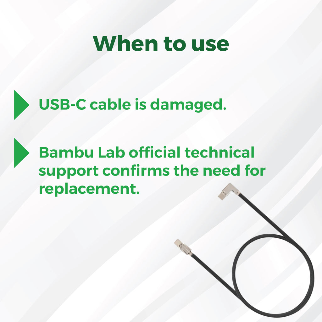 3D Printer Parts BambuLab USB C Cable BambuLab H2S