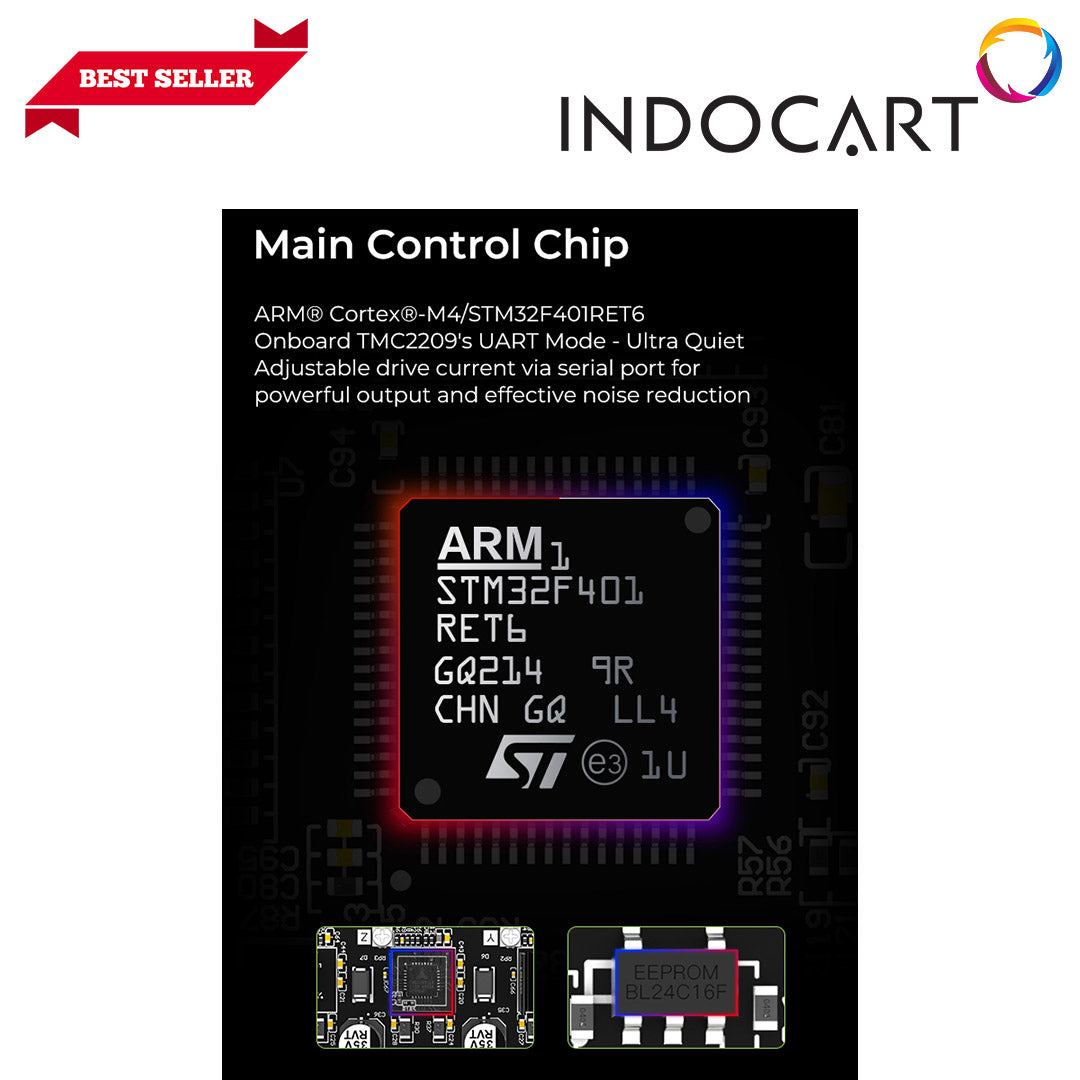 3D Printer Parts Creality OEM Mainboard Free Runs 32 Bit TMC2209 Open Source Silent Creality Ender 3/Ender 3S/Ender 3Pro/Ender 3V2