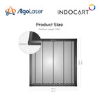 Upgrade Kit Laser Engraver/Cutter Parts-AlgoLaser Honeycomb Laser Bed Plate 400x400mm
