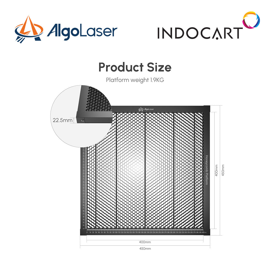 Upgrade Kit Laser Engraver/Cutter Parts-AlgoLaser Honeycomb Laser Bed Plate 400x400mm