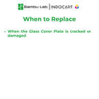 3D Printer Parts BambuLab Glass Cover Plate P2S