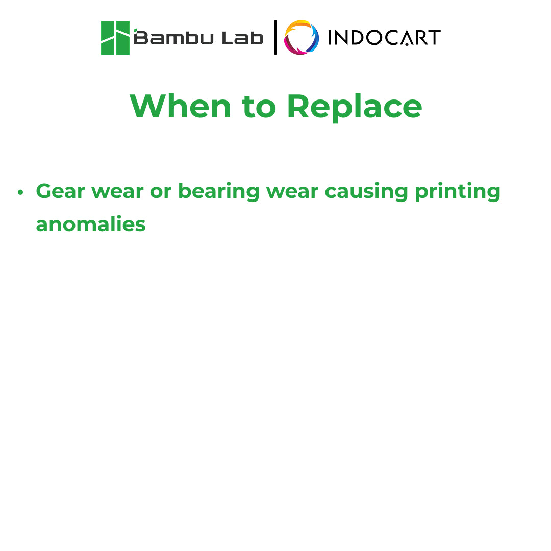 3D Printer Parts BambuLab Auxiliary Extruder Gear Assembly BambuLab X2D