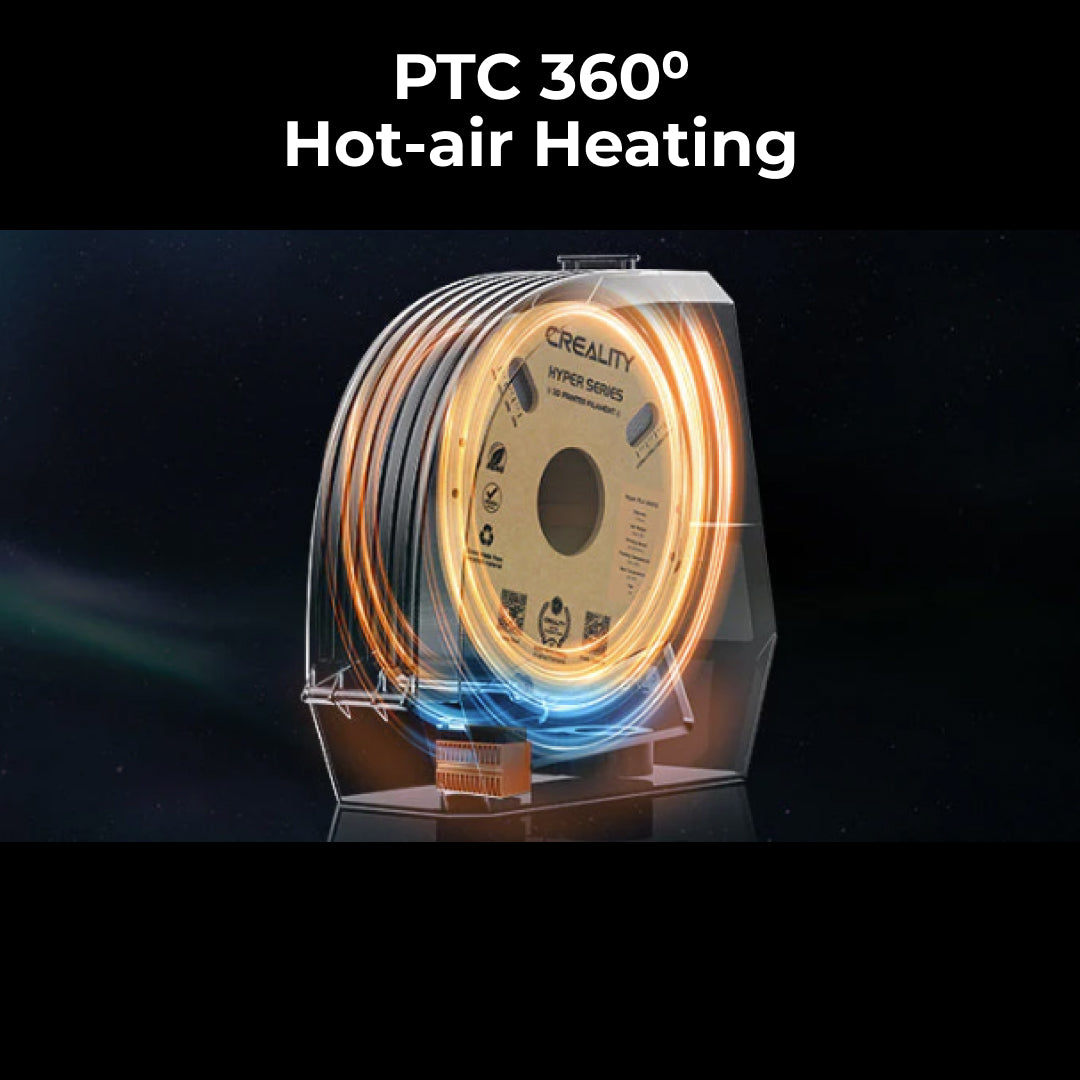 3D Printer Filament Dry Box Creality Space Pi with PTC 360° Hot Air Heating