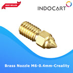 3D Printer Parts Creality OEM Brass Nozzle M6 0.4mm High Speed Creality Ender 7/5S1/3V3SE
