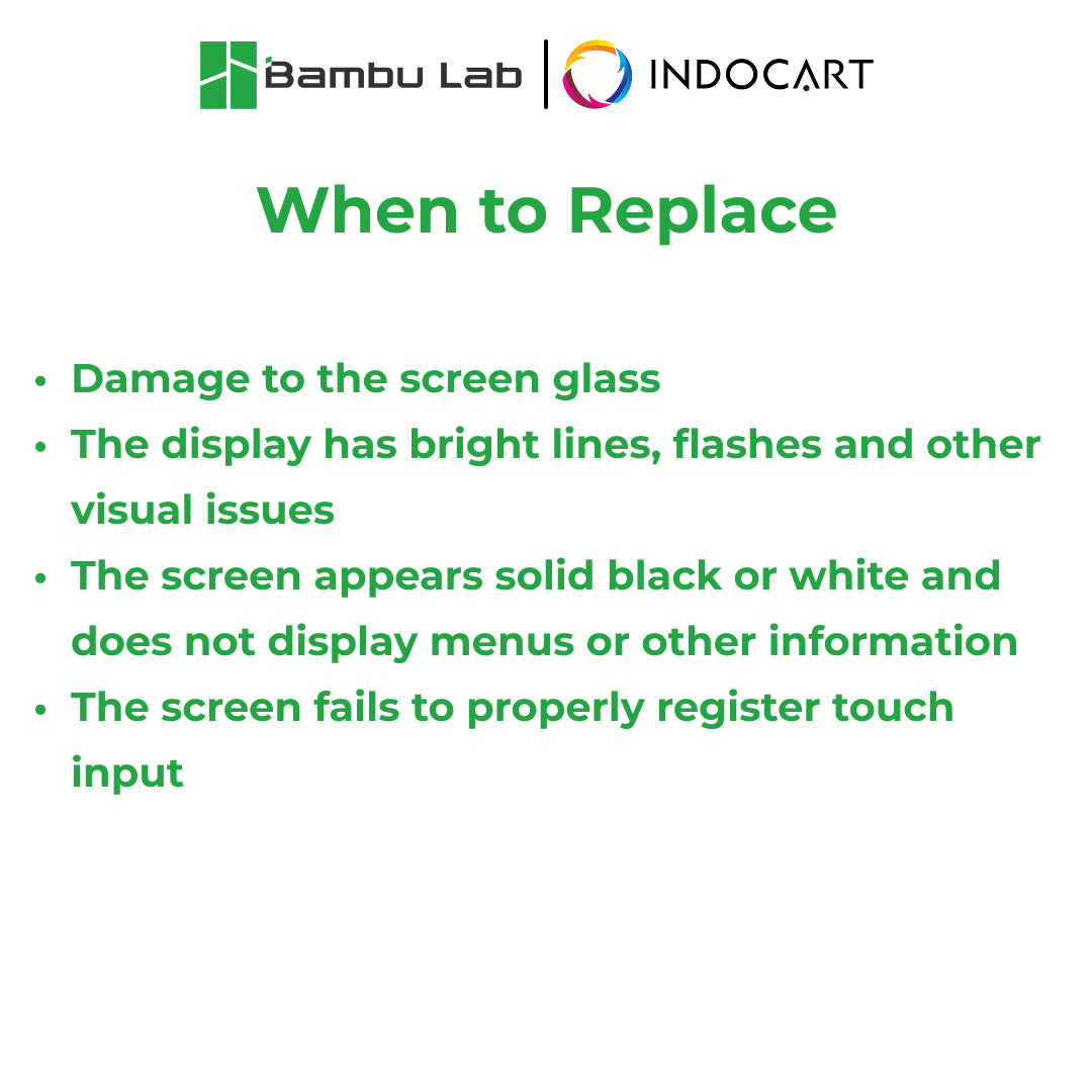 3D Printer Parts BambuLab Display Screen Monitor BambuLab X2D