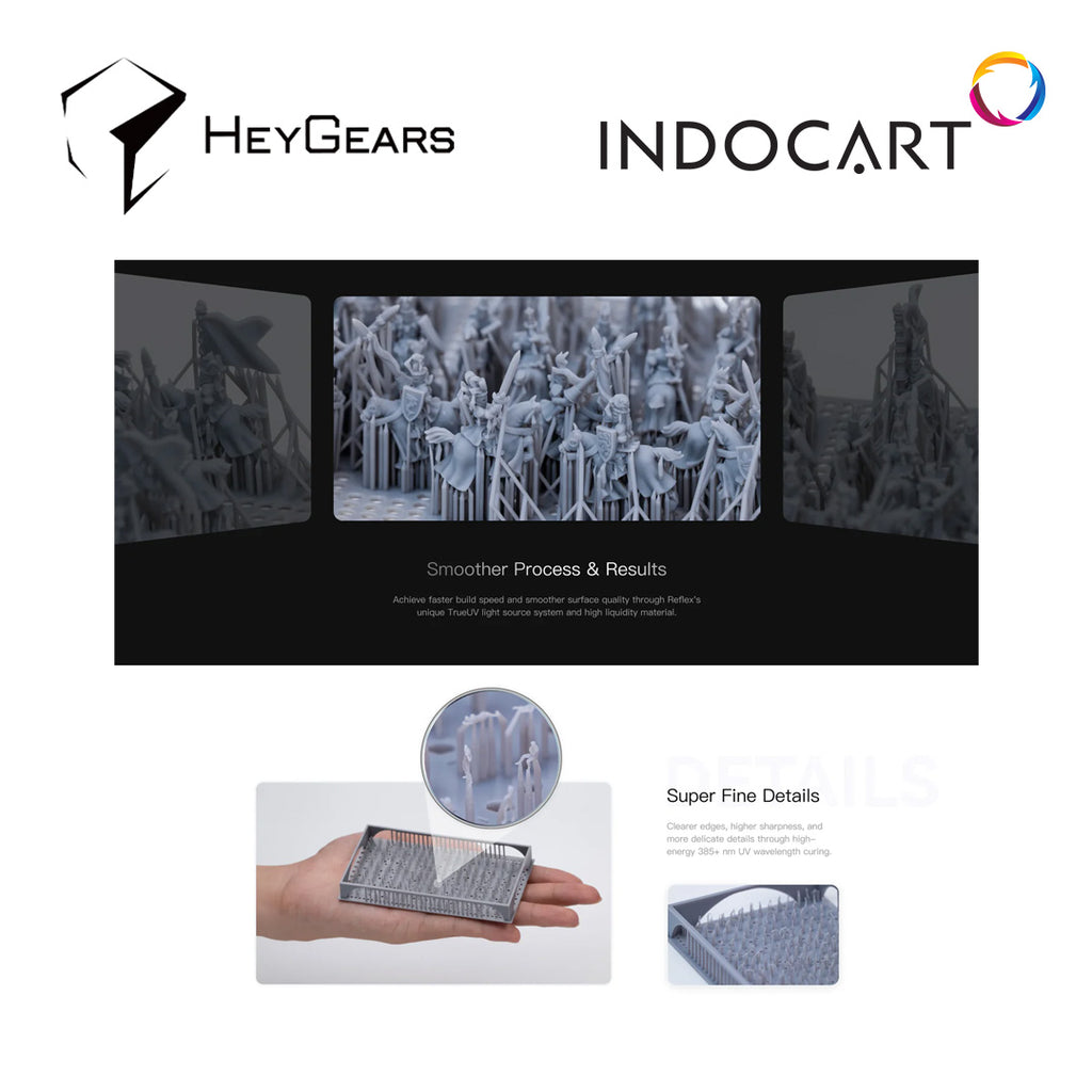 3D Printer Resin HeyGears UltraPrint Production PAP10 Ash Grey 1Kg