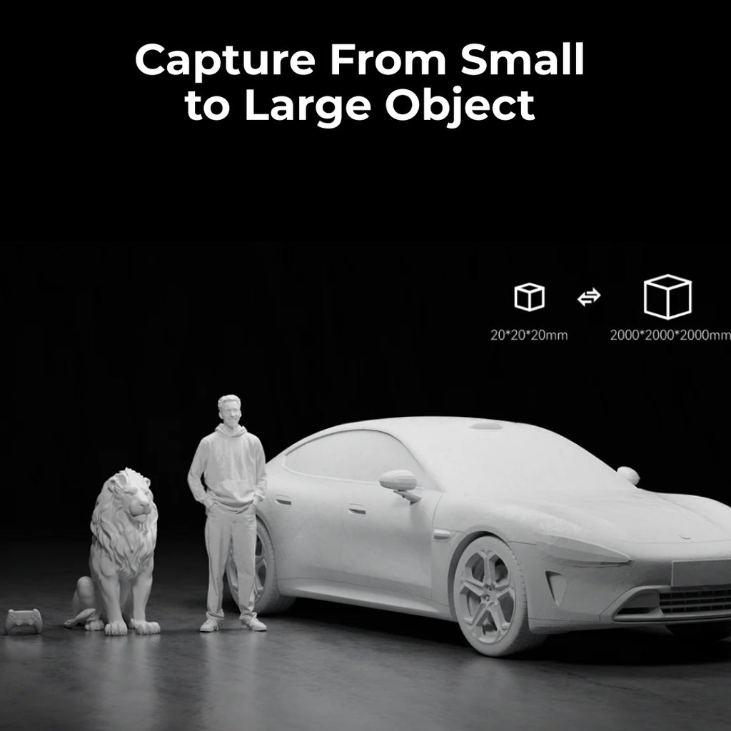 3D Scanner Creality CR Scan Otter Lite Innovative 4-Lens Stereo Vision with 0.05mm Accuracy