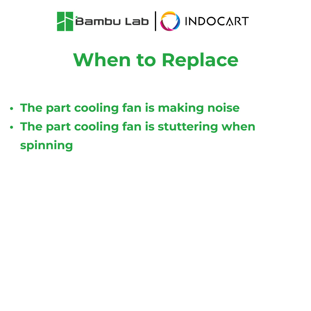 3D Printer Parts BambuLab Part Cooling Fan BambuLab A2L