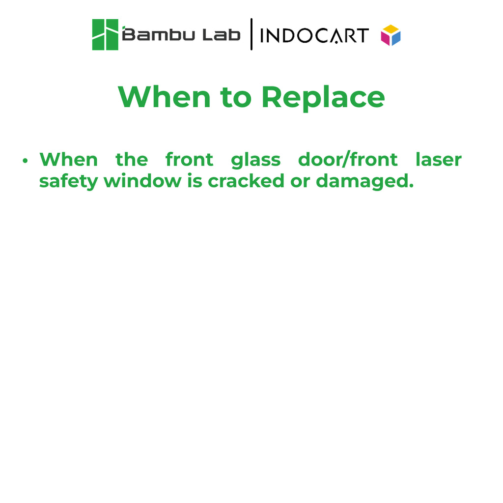 3D Printer Parts BambuLab Front Glass Door H2S H2D H2D Pro H2C