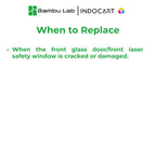 3D Printer Parts BambuLab Front Glass Door H2S H2D H2D Pro H2C