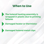 3D Printer Parts BambuLab Hotend Heating Assembly BambuLab H2S