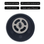 3D Printer Parts CMP Hardened Steel Extruder Gear DLC Coated BambuLab H2D