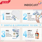 IndoCart Sticker Holographic Diamond-A4-20s