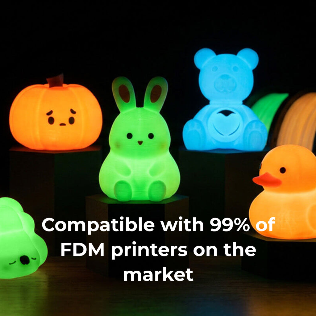 3D Printer Filament SUNLU PLA Noctilucent Glow In The Dark 1.75mm 1Kg