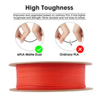 3D Printer Filament eSUN ePLA Matte Dual Color Matte Filament 1.75mm 1Kg