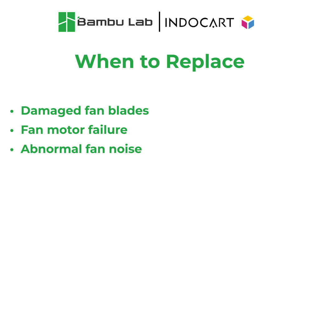3D Printer Parts BambuLab Auxiliary Part Cooling Fan Left BambuLab P2S