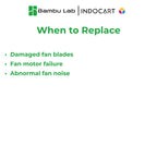 3D Printer Parts BambuLab Auxiliary Part Cooling Fan Left BambuLab P2S