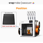 3D Printer Parts Snapmaker U1 OEM Tempered Glass Front Door