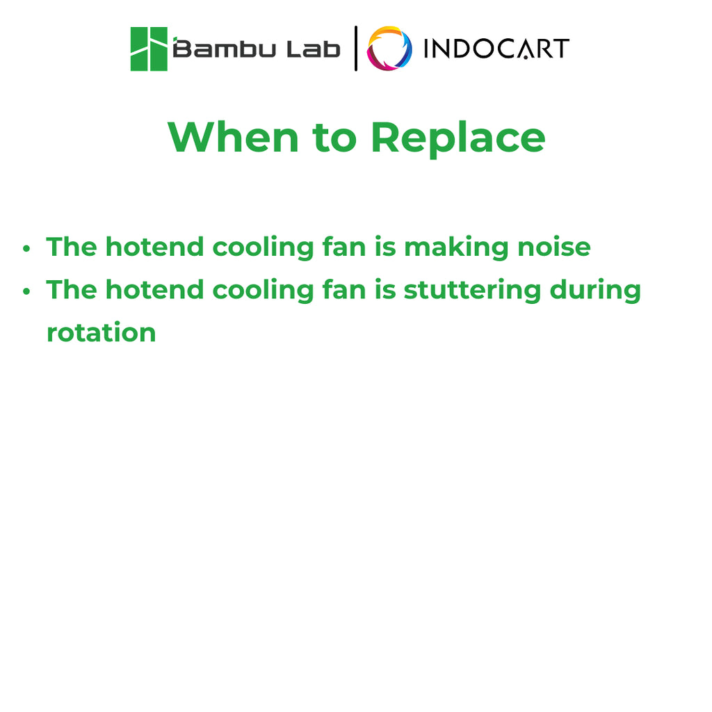 3D Printer Parts BambuLab Cooling Fan for Hotend BambuLab A2L