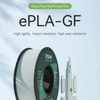 3D Printer Filament eSUN PLA GF Glass Fiber Filament 1.75mm 1kg-Natural