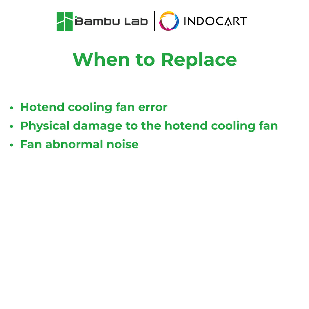 3D Printer Parts BambuLab Cooling Fan for Hotend BambuLab X2D