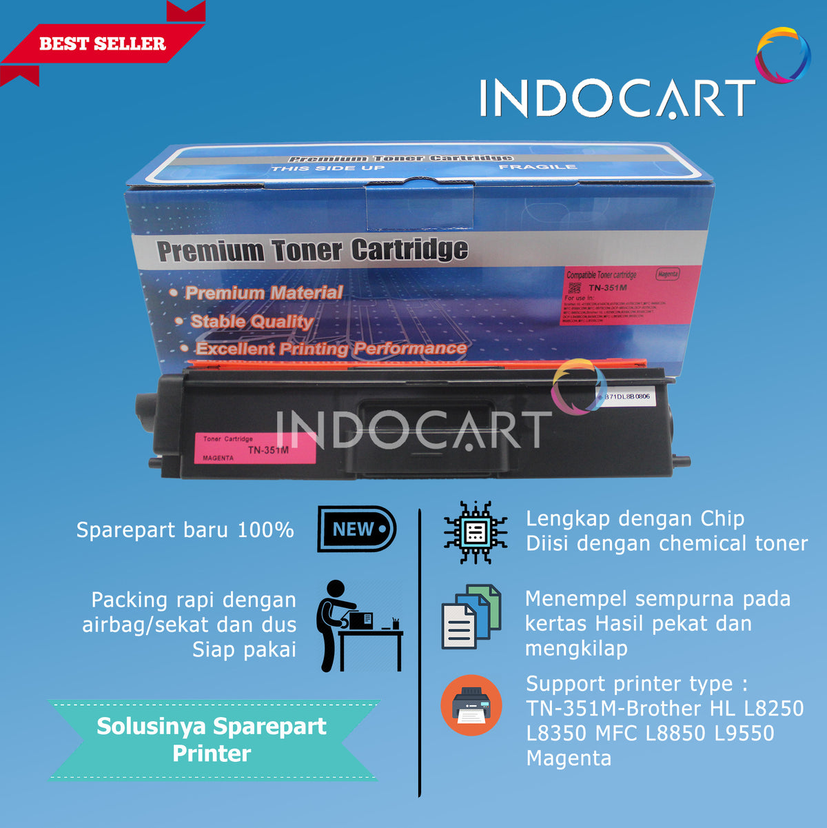 Toner Cartridge Compatible TN-351-HL L8250 L8350 MFC L8850 L9550