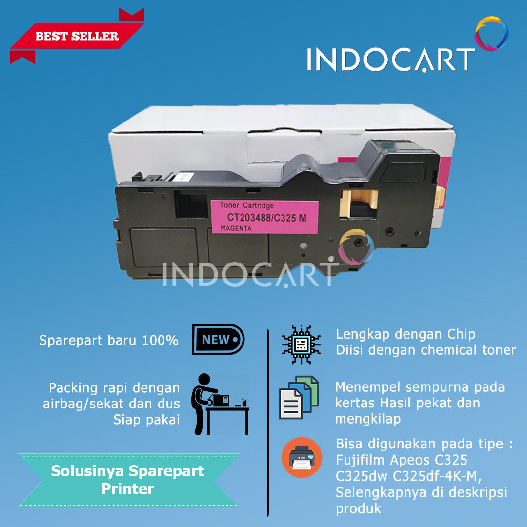 Toner Cartridge Compatible CT203486 CT203487 CT203488 CT203489-Fujifilm Apeos C325 C325dw C325df