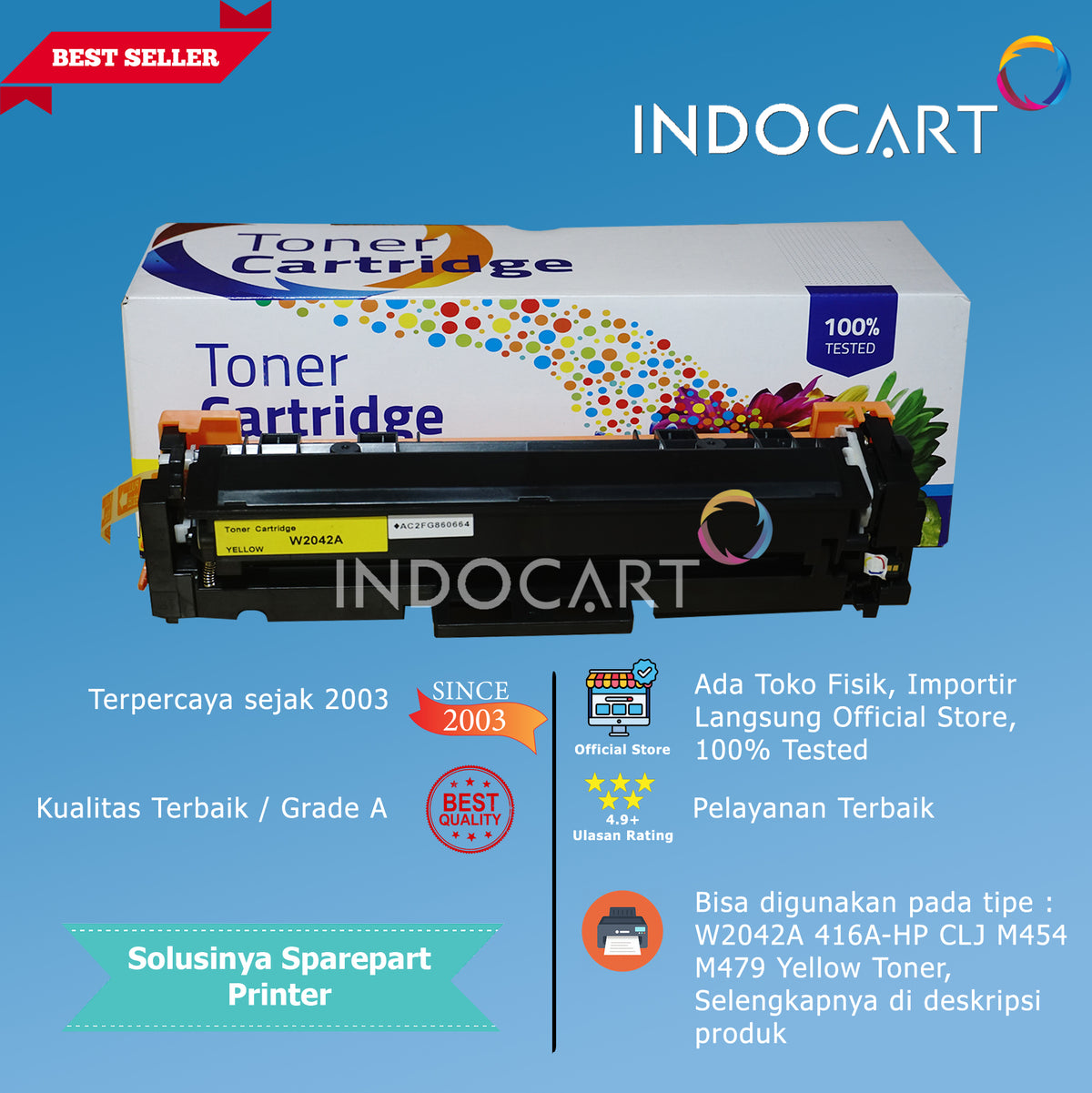 Toner Cartridge Compatible W2040A W2041A W2042A W2043A 416A-HP CLJ M454 M455 M479 M480