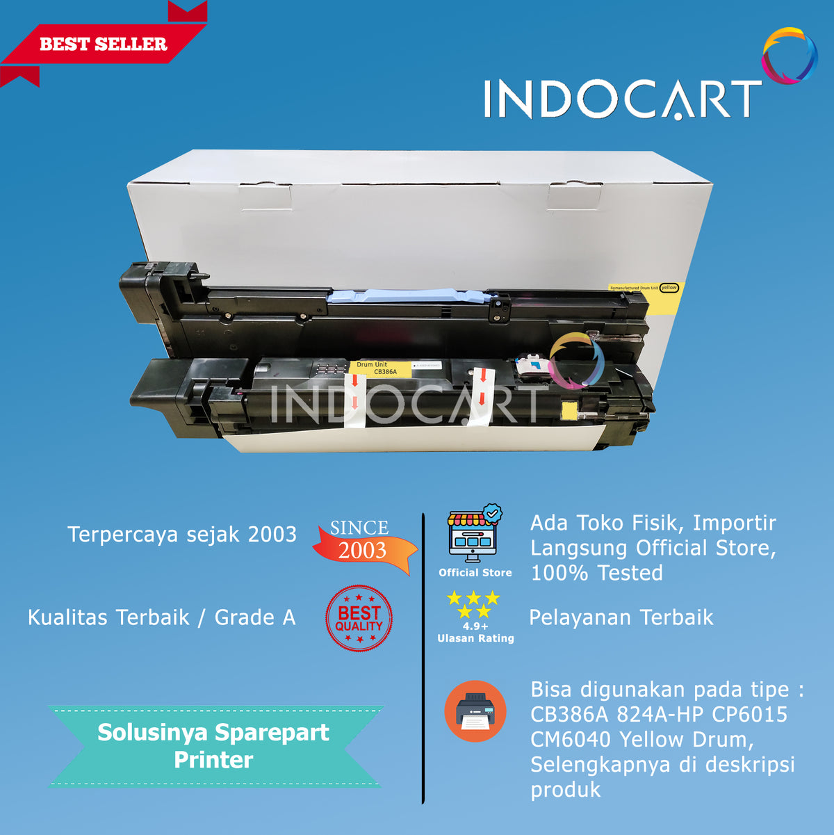 Toner Imaging Drum Compatible CB384A CB385A CB386A CB387A 824A-HP CLJ CP6015 CM6040