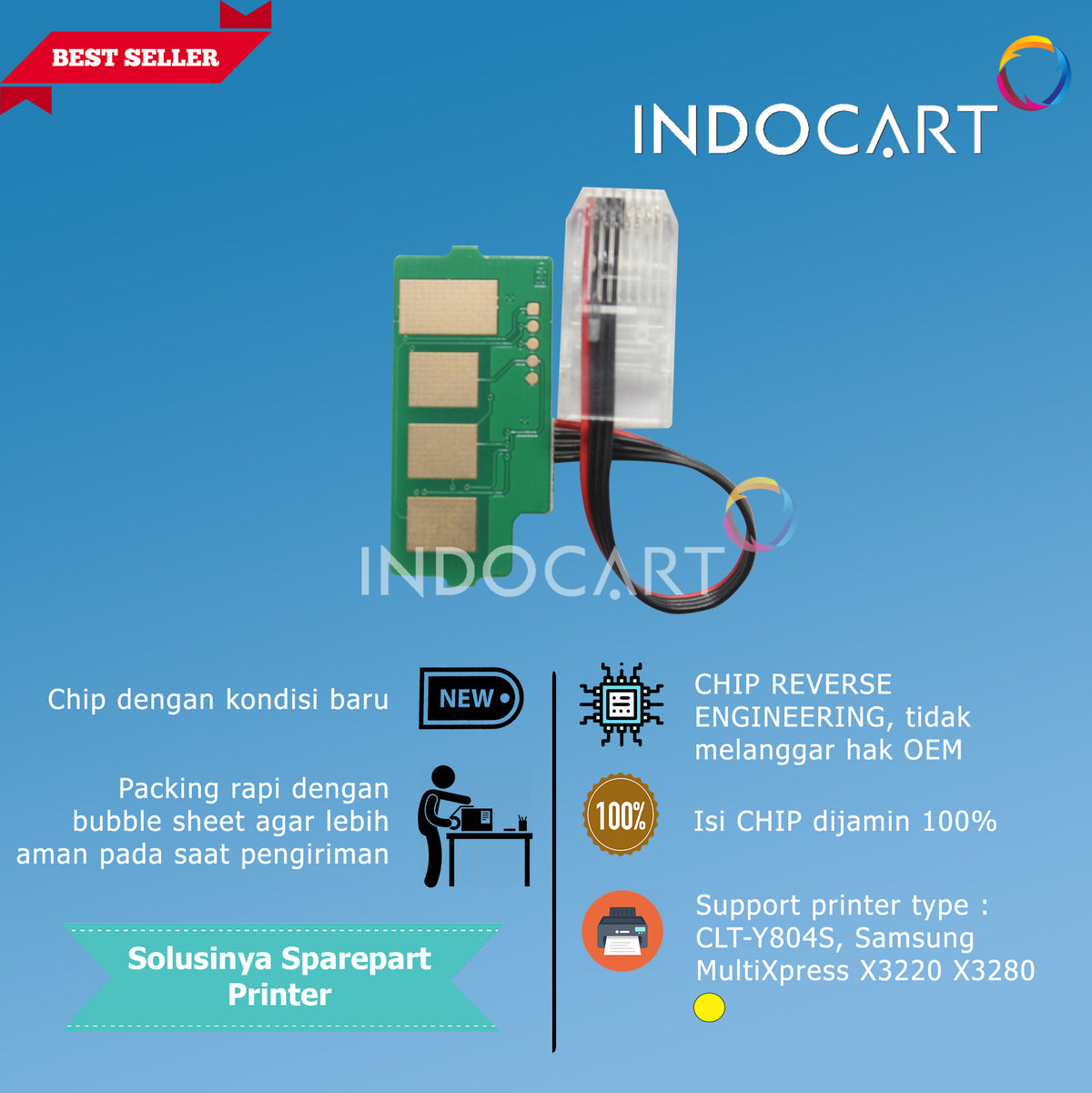 Chip CLT-K804S C804S M804S Y804S-Samsung MultiXpress X3220 X3280
