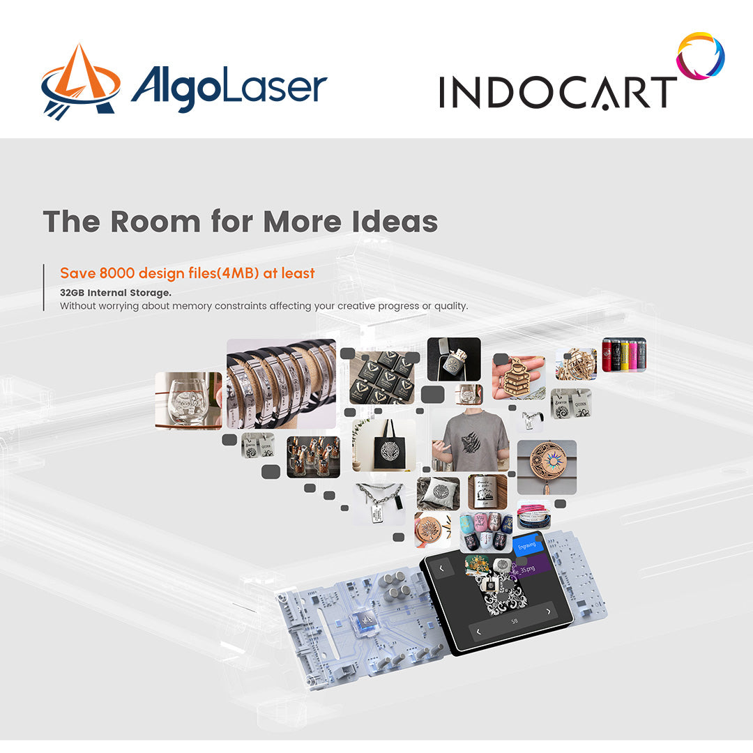 Laser Engraver/Cutting Machine AlgoLaser Alpha MK2 20 with Air Pump