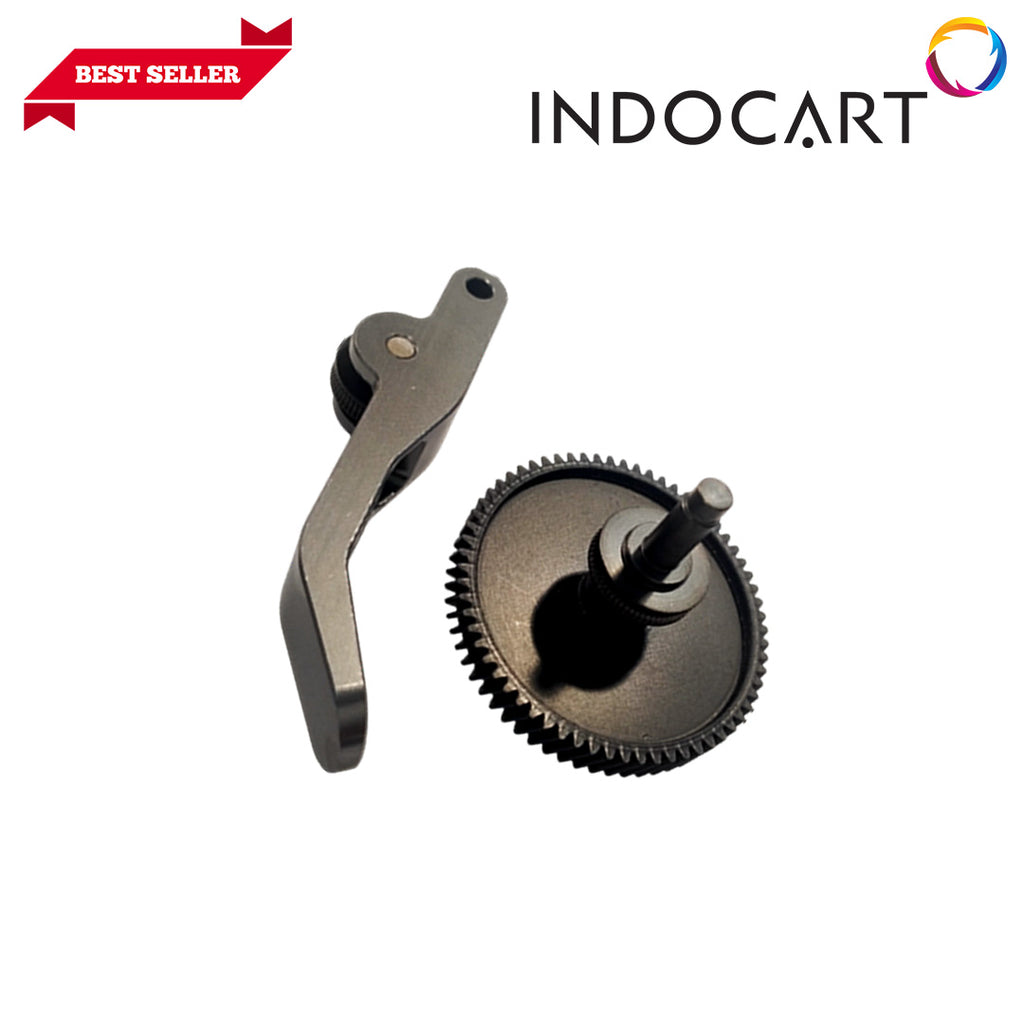 3D Printer Parts BambuLab CMP Hardened Steel Extruder Gear Black CNC POM Nano Coated BambuLab A1 Mini