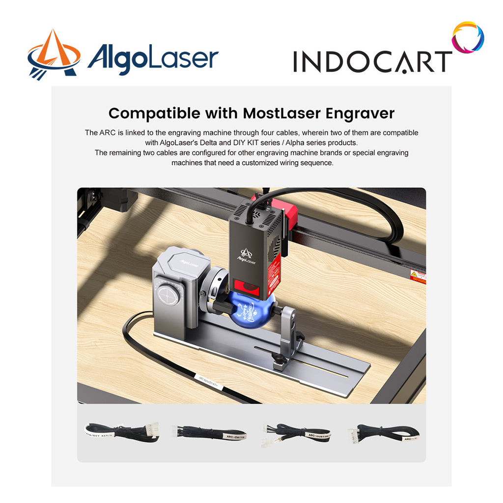 Upgrade Kit Laser Engraver/Cutter Parts-AlgoLaser Rotary Chuck