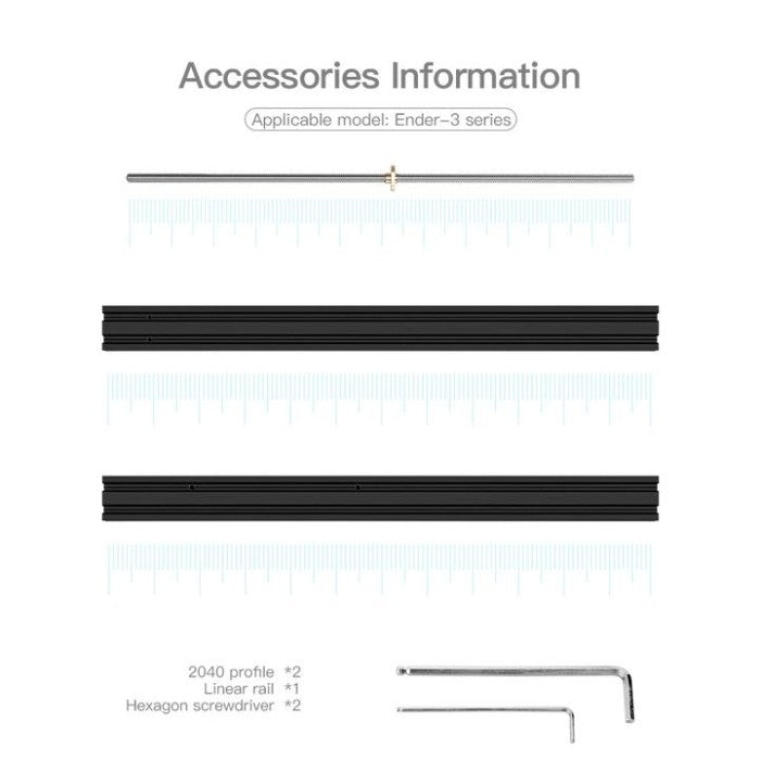 3D printer Parts Creality Ender 3 Z Axis Extension Profiles Kit