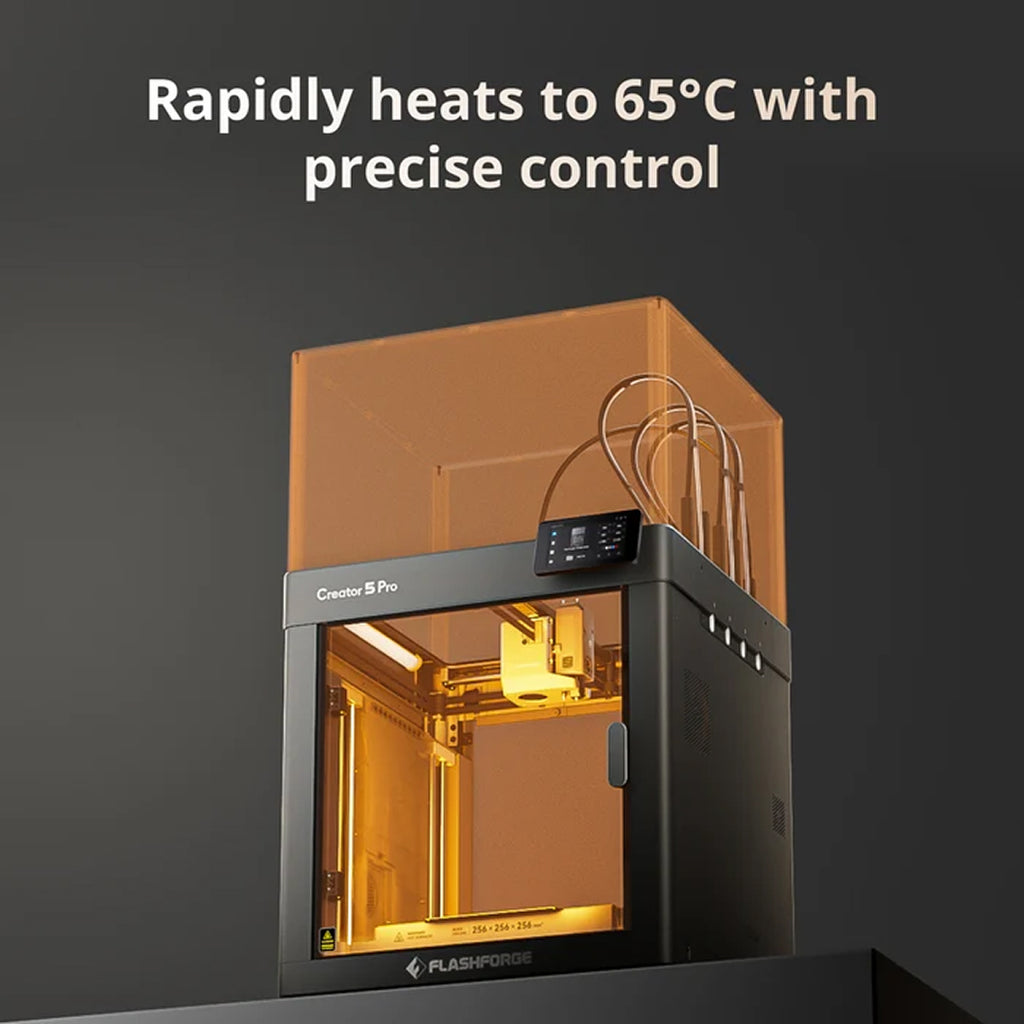 3D Printer Flashforge Creator 5 Pro 4 Toolhead Full Enclosed Multicolor 3D Printer