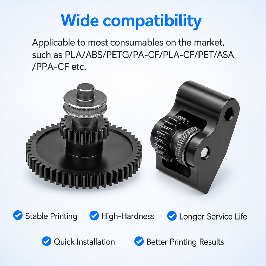 3D Printer Parts Elegoo CMP Hardened Steel Extruder Gear Elegoo Centauri Carbon