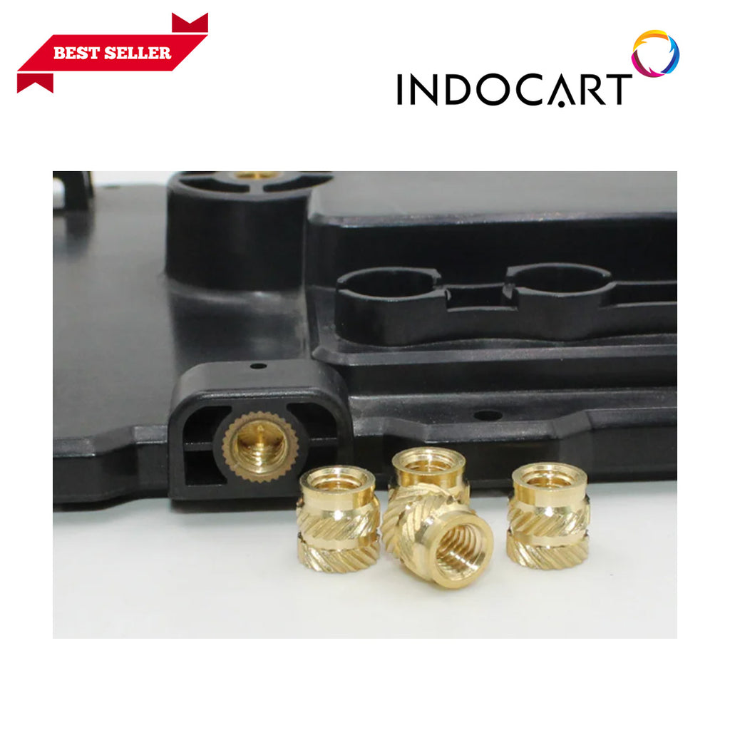 3D Printer Tools CMP Brass Heat Insert Nuts M6 Double Twill Knurled Injection-30Pcs