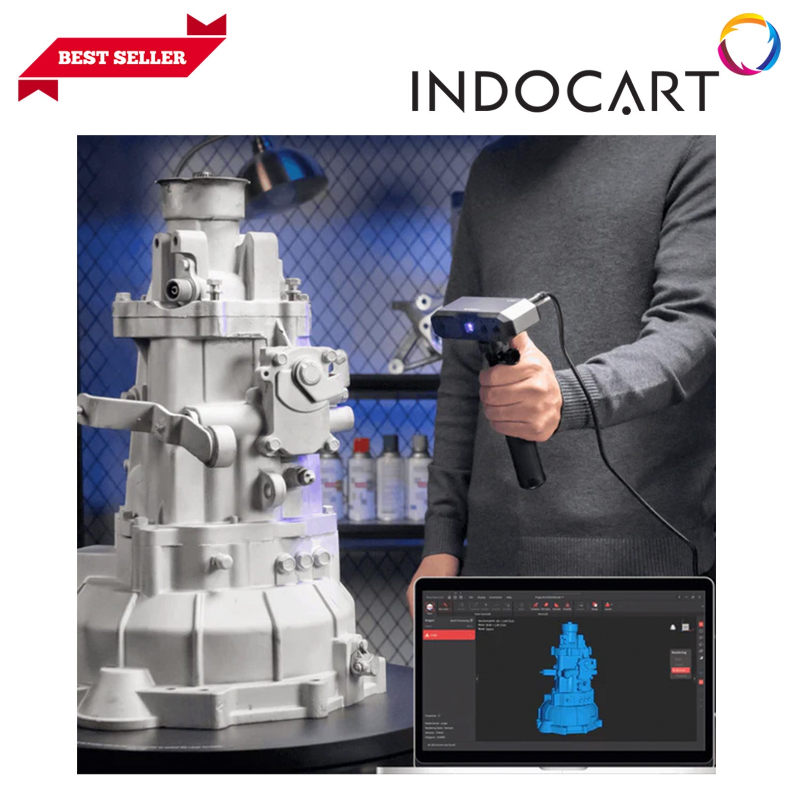 3D Scanner Revopoint MINI 2 Advanced Edition With Anti Shake 9 Axis IMU