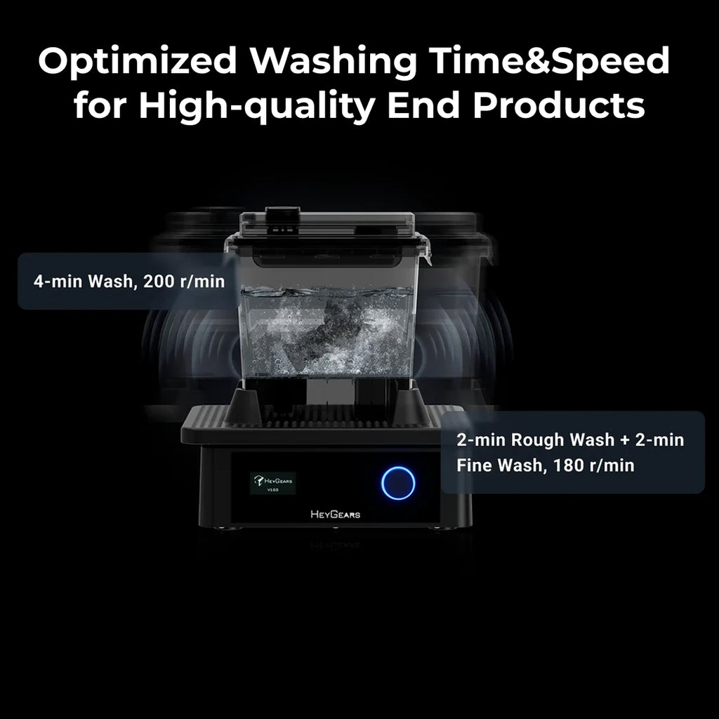 3D Printer HeyGears UltraCraft Wash Lightning Fast Washing Process