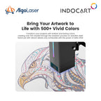 Laser Engraver/Cutting Machine AlgoLaser Delta 40W Diode Laser Engraver with Smart TouchScreen and Integrated Air Pump