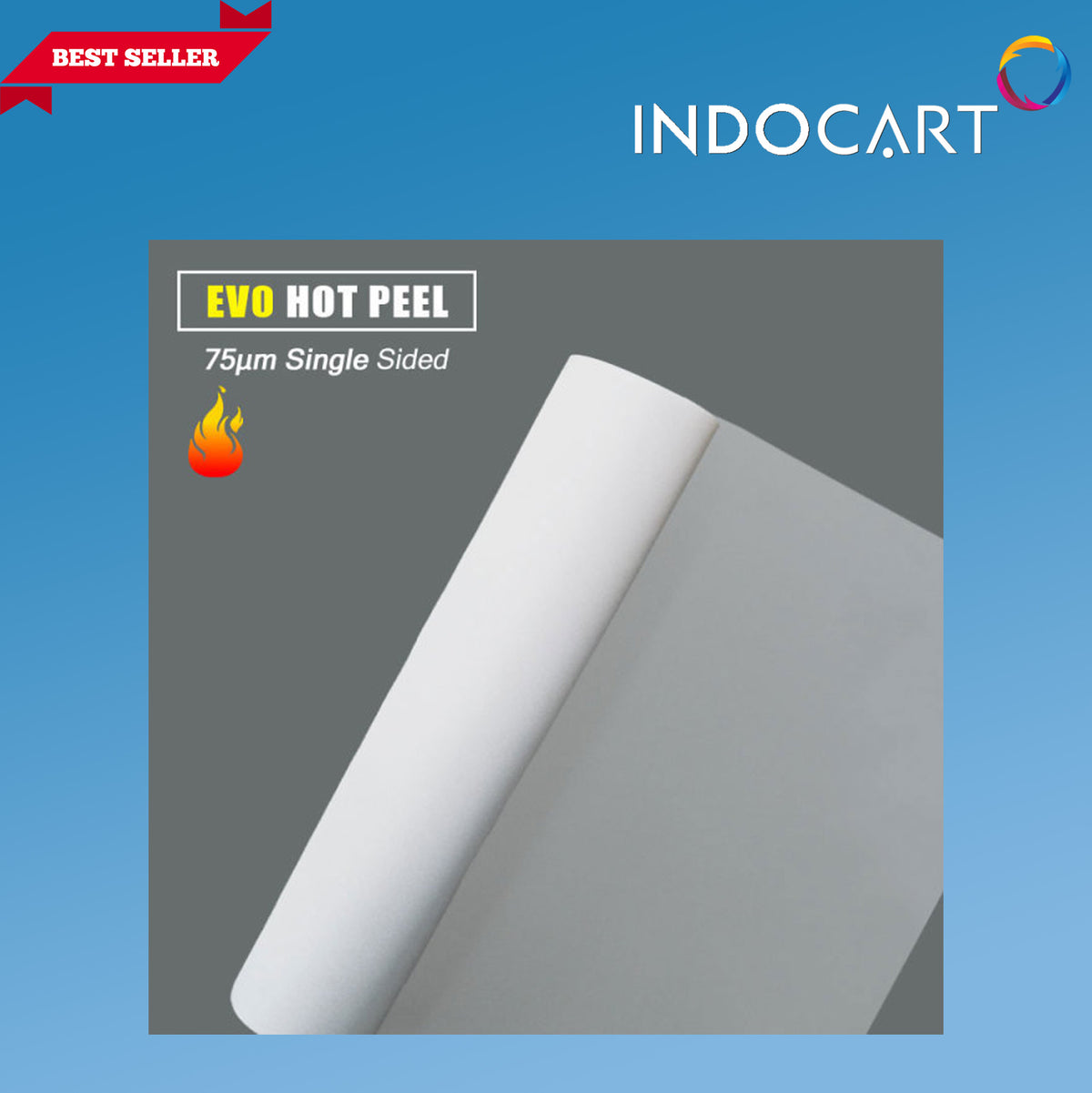 Transfer PET Film Sablon DTF A3 Digital Transfer Film Double Side-10 Lembar