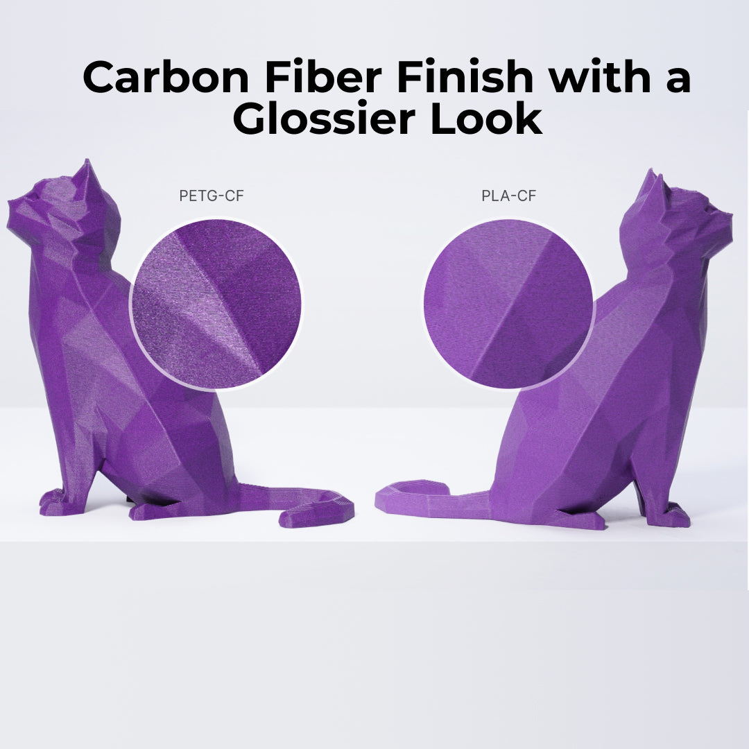 3D Printer Filament BambuLab PETG CF Carbon Fiber Filament 1.75mm 1kg