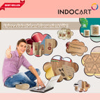 IndoCart Sticker Kraft Paper Dark-A4-20s