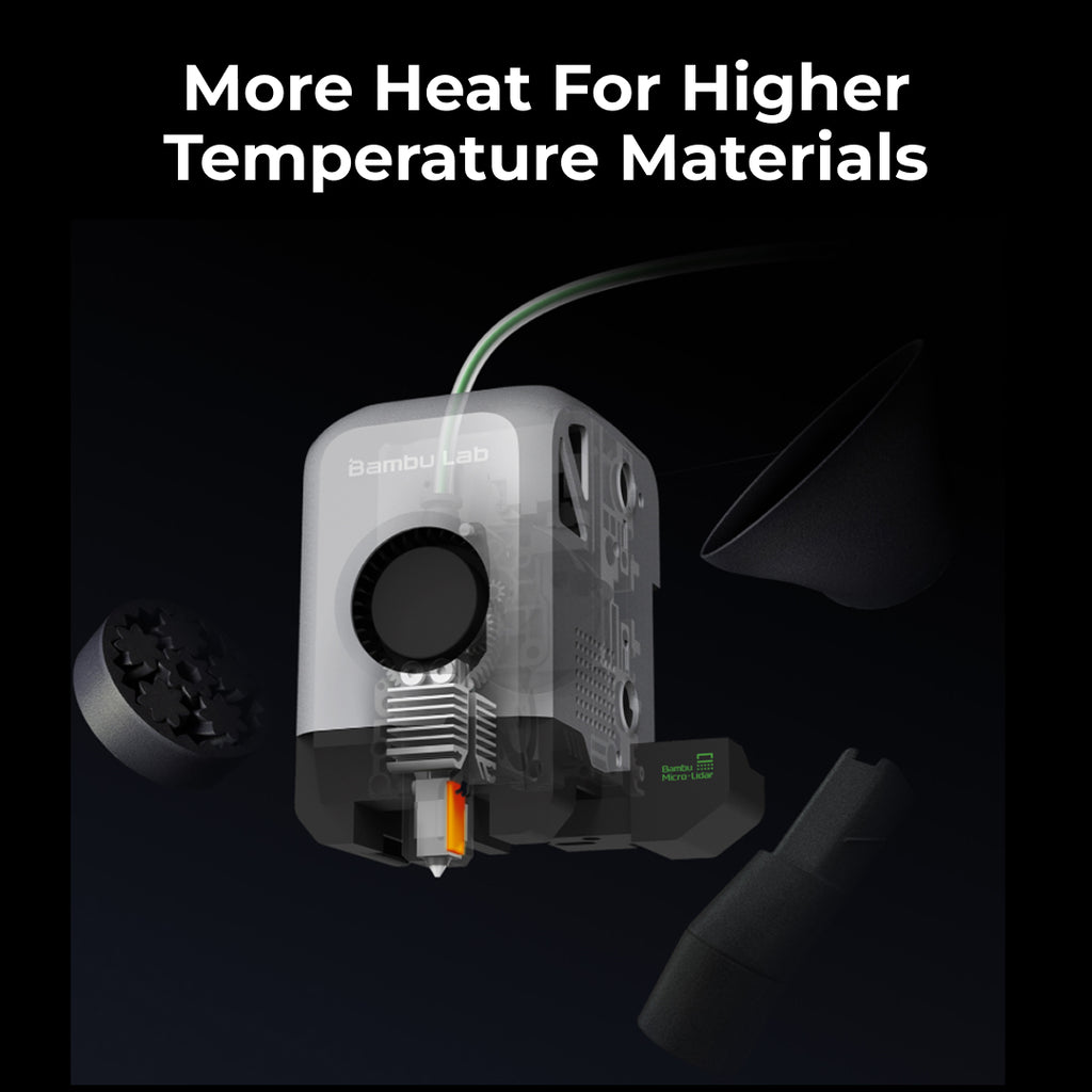 3D Printer BambuLab X1E Enterprise Full Controlled Chamber Temp