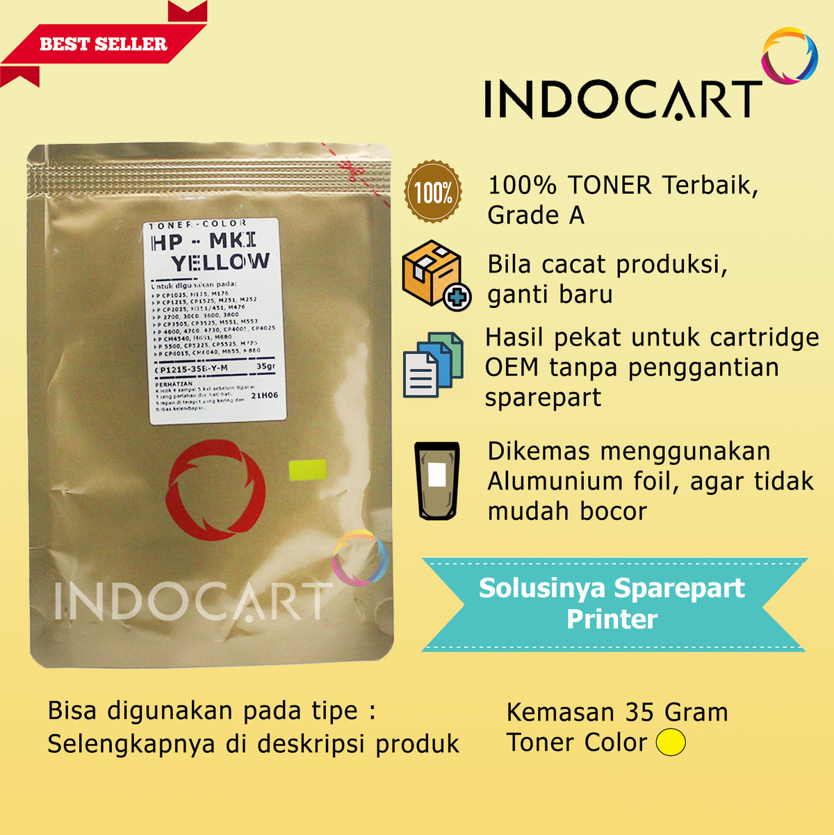 Serbuk Toner Warna Mitsubishi-CRG 418 NPG-67-Canon MF729 MF8350 IR ADV C3320 C3325 (35gr-170gr)